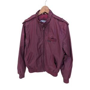 Member's Only Men's Size 42 Jacket (Burgundy/Maroon)